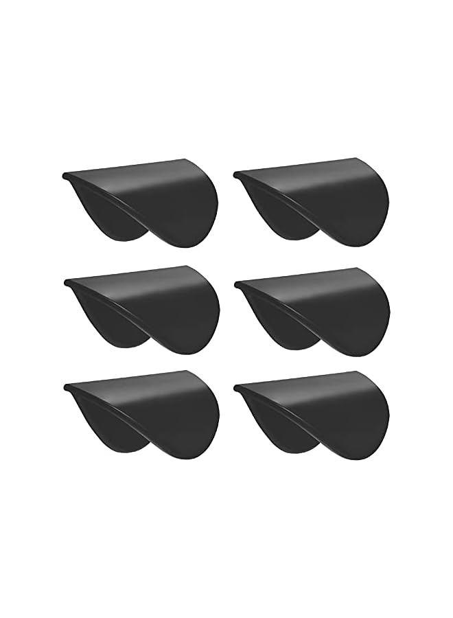 promass 6 Pack Self-adhesive Pull Handle for Drawer,Replacement Sliding Wardrobe Knob No Drill Cabinet Drawers for Door - Image 2