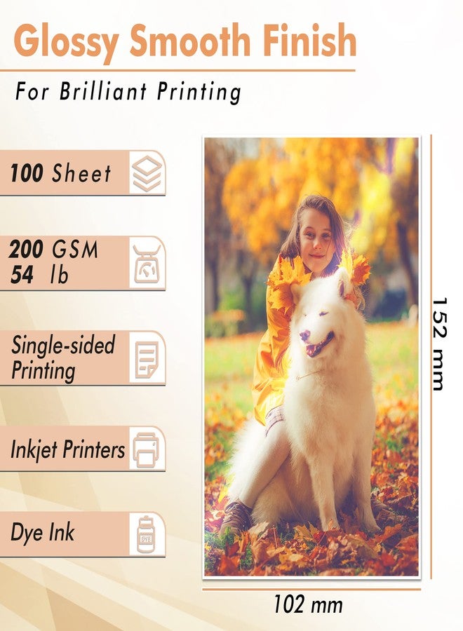 KOALA PAPER Koala Glossy Inkjet Photo Paper Thick 4X6 Inches 100 Sheets 54lb Picture Paper for Inkjet Printer Use DYE INK 200gsm - Image 2