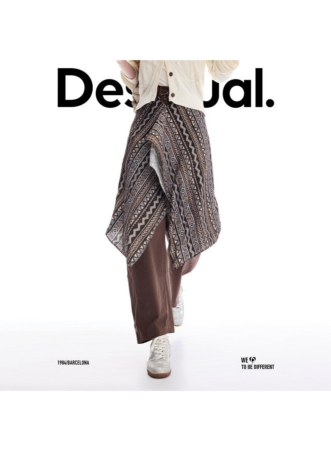 DESIGUAL 25 Autumn Winter New Collection Hand-Printed Apron-Style Banana Pants Women'S Casual Trousers - Image 5