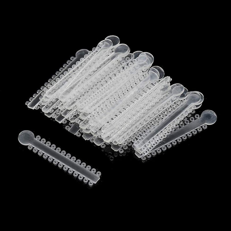 Angzhili Angzhili Transparent Dental Orthodontic Ligature Ties for Braces Rubber Bands Braces O Rings for Bracket 1040 Pcs 