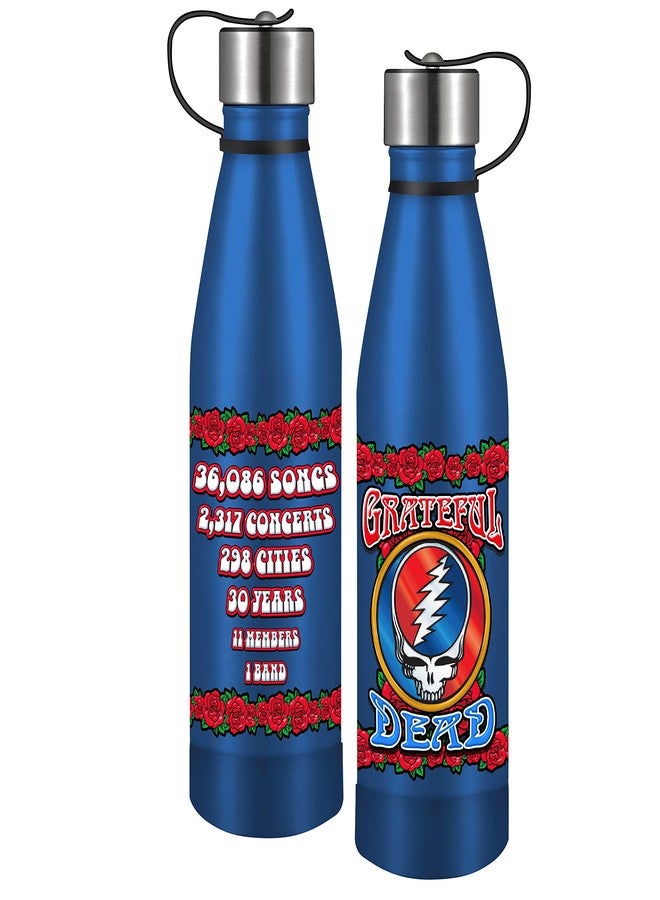 ICUP Grateful Dead Steal Your Face One Band 17 oz Stainless Steel Pin Bottle - Image 1