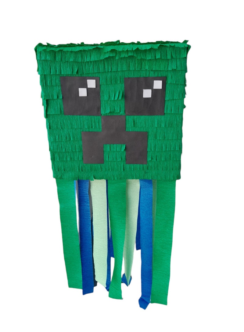 Minecraft Creeper Birthday Pinata - Image 1