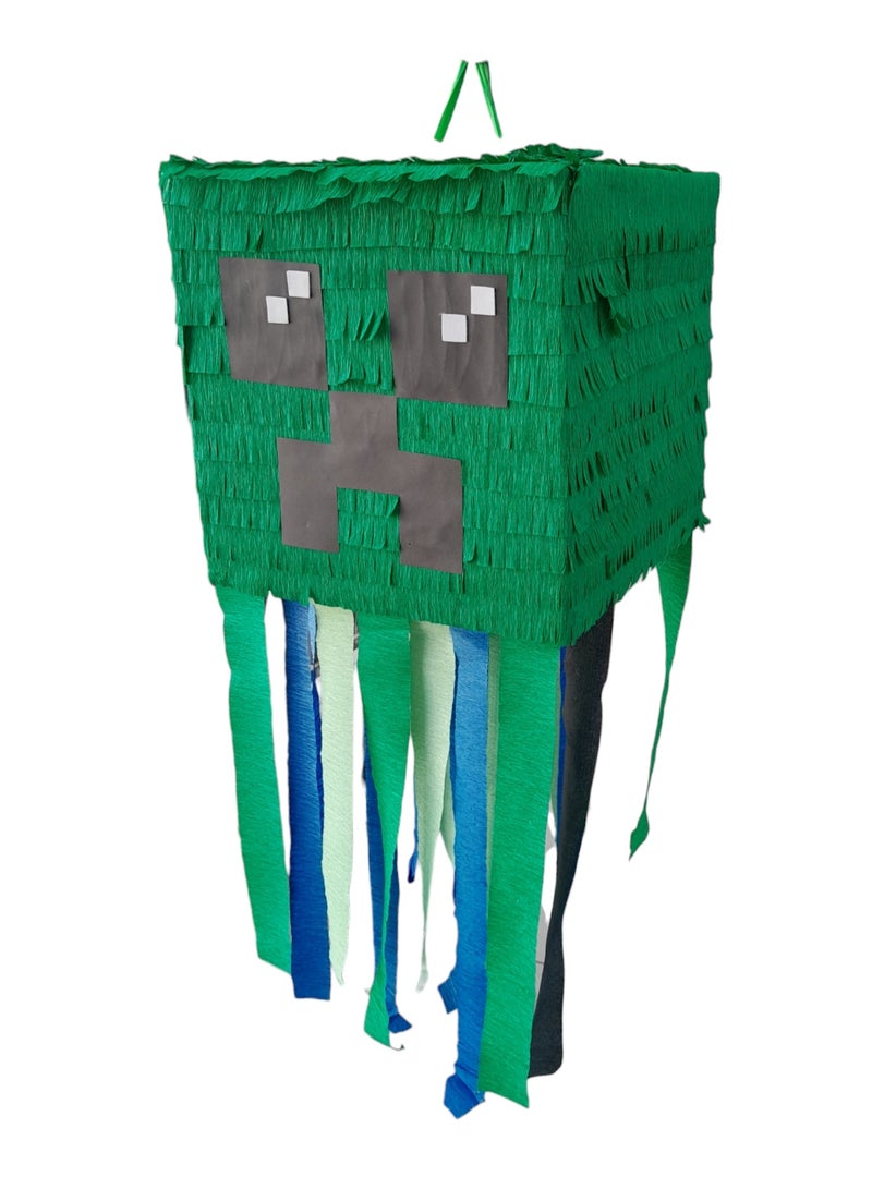 Minecraft Creeper Birthday Pinata - Image 2