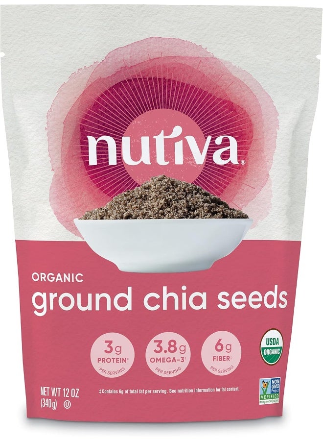 Nutiva Organic Ground Chia Seeds, 12-ounce - Image 1