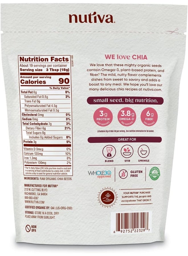 Nutiva Organic Ground Chia Seeds, 12-ounce - Image 2