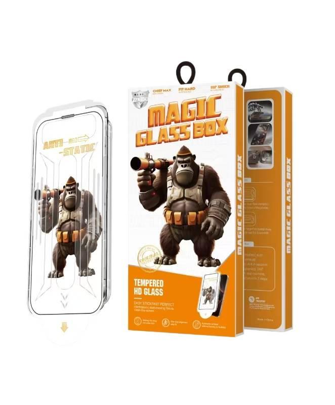 MS Glass Phone Case for iPhone 16 / 16 Plus / 16 Pro / 16 Pro Max with 360° Privacy and HD Clear plus Anti-Explosion plus Dust-Proof in Clear - Image 1