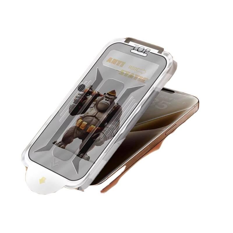 MS Glass Phone Case for iPhone 16 / 16 Plus / 16 Pro / 16 Pro Max with 360° Privacy and HD Clear plus Anti-Explosion plus Dust-Proof in Clear - Image 3