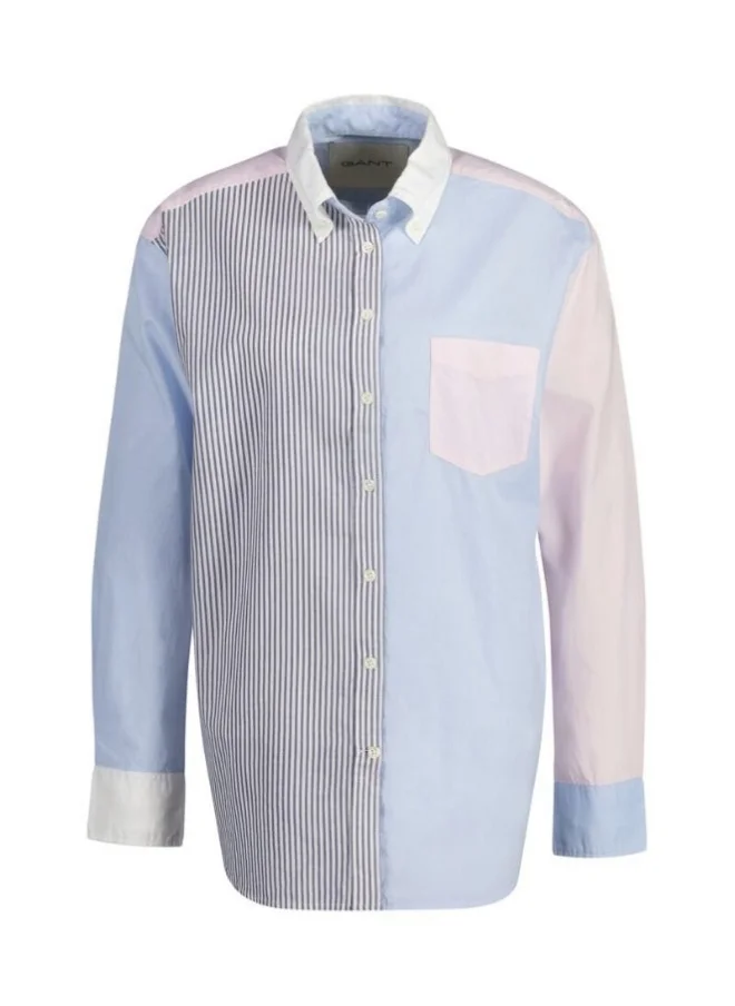 GANT Gant Relaxed Fit Patchwork Shirt