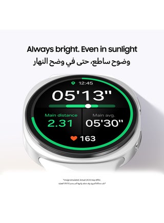 Galaxy Watch 8 40mm (Middle East Version) GPS Smartwatch, Everyday Health Coach, Cushion Design, Dynamic Lug System, 3nm Processor, Sleep Coaching, Running Coach - Graphite - view 3