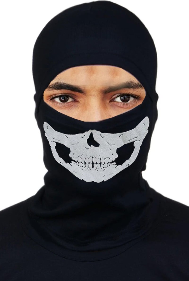 Belifanti Collection Unisex Black Skull Thermal Snow Mask Skeleton Mask Size One Size Color Black  - Image 1