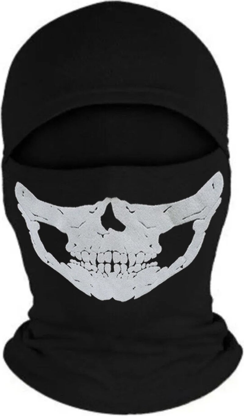 Belifanti Collection Unisex Black Skull Thermal Snow Mask Skeleton Mask Size One Size Color Black  - Image 3