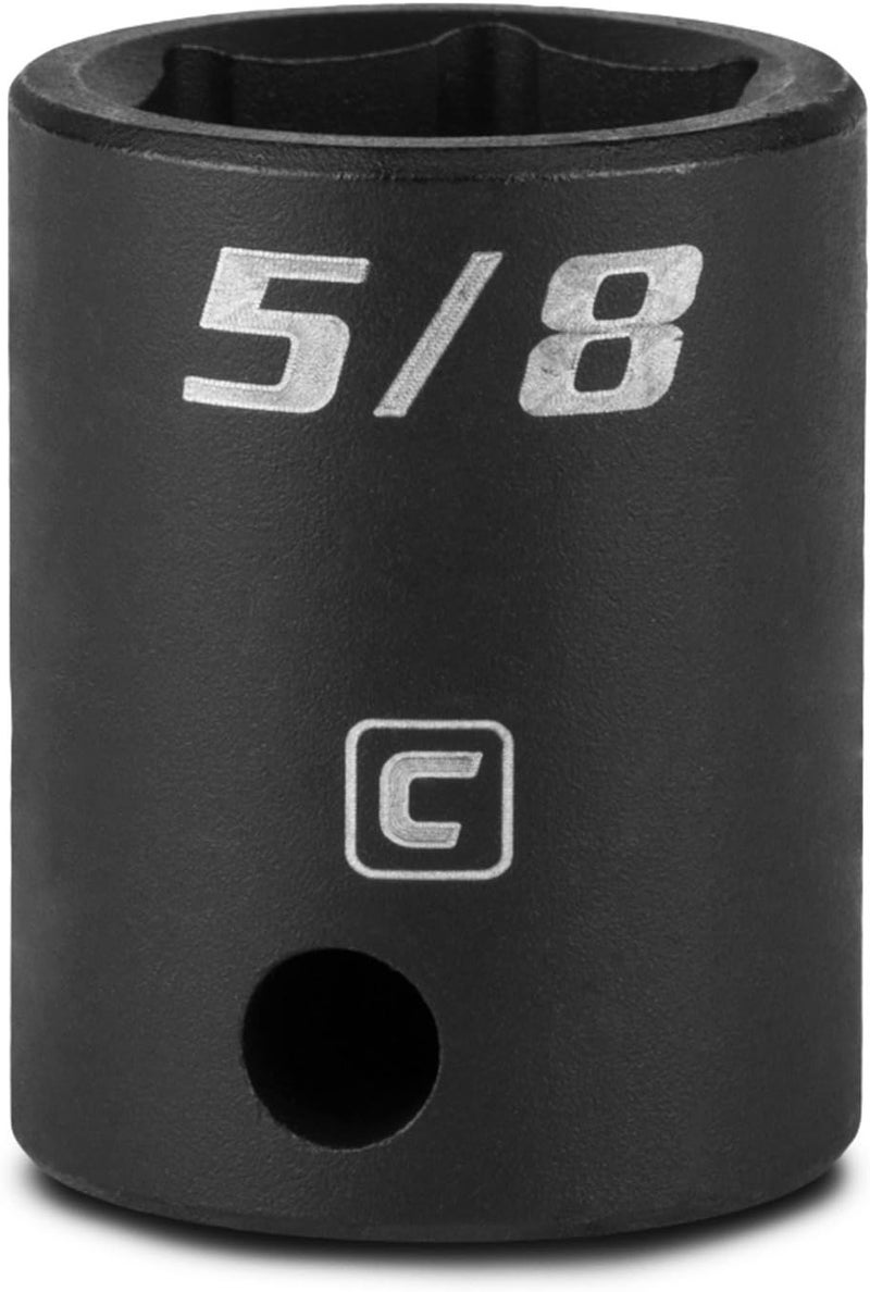 Capri Tools 5/8-Inch Shallow Impact Socket, 3/8-Inch Drive, 6-Point, SAE - Image 1