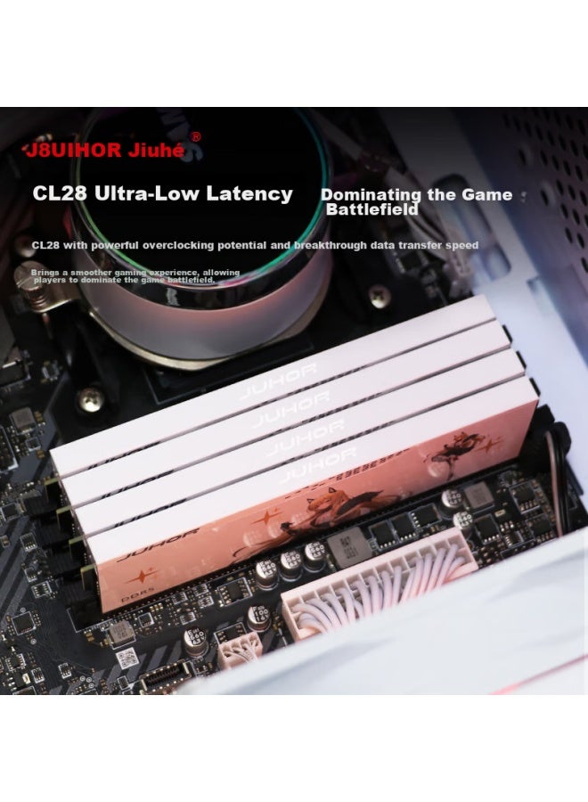 Juhor 32gb Kit, Ddr5 6000, Desktop Memory Module, Compact Without Lights, Hynix A-die Chips, Cl28, Ai-enhanced - Image 5