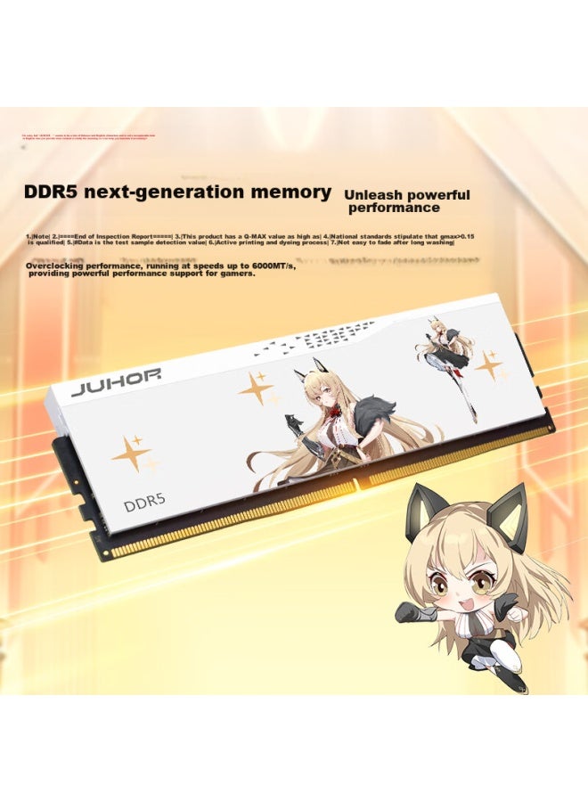 Juhor 32gb Kit, Ddr5 6000, Desktop Memory Module, Compact Without Lights, Hynix A-die Chips, Cl28, Ai-enhanced - Image 2