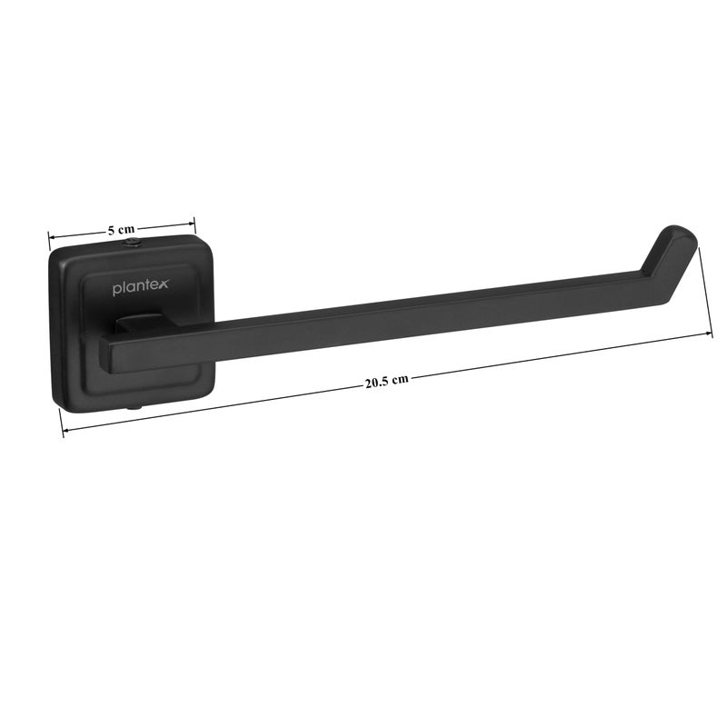 Plantex Black Towel Hanger for washbasin/Napkin Holder for Kitchen/Hand Towel Hanger/Bathroom Accessories -304 Grade Stainless Steel, Decan (Black) - Image 5