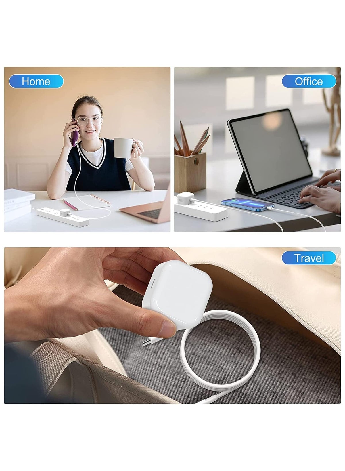 MMG Apple 20W USB-C Power Adapter with a Lightning Cable