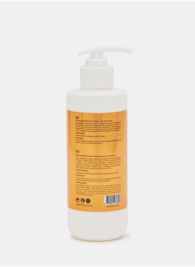 OTTO KEUNIS - Otto Keunis Moroccan Argan Oil Elixir Shampoo for Damaged Hair- 250ml. 8.45 Fl.oz - Image 1