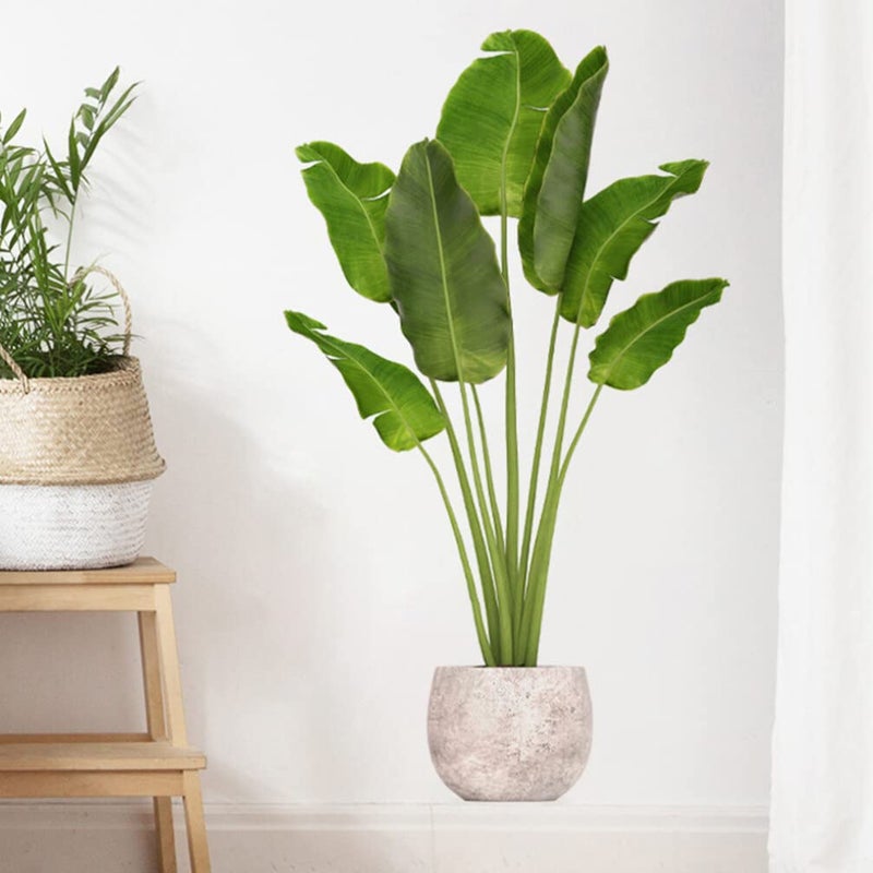 VOSAREA Green Plant Wall Decal Peel and Stick â€“ 3D Realistic Potted Plant Wall Sticker â€“ Removable Waterproof Greenery Stickers & Murals for Bedroom Living Room Office (35.37X15.72Inch) - Image 3
