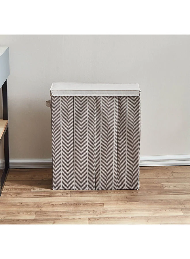 Home Box Ebase Collapsible Laundry Hamper With Lid 52 x 65 x 22 cm