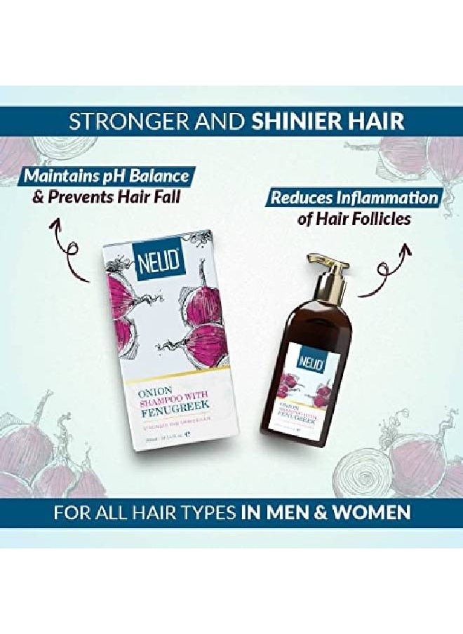 NEUD Onion Hair Shampoo with Fenugreek for Men & Women 1 Pack (300ml) - pzsku/Z1BFB7A0D28DDC85E5EFAZ/45/_/1662635668/36b6eccd-526a-40cd-8c89-440a89468ff5