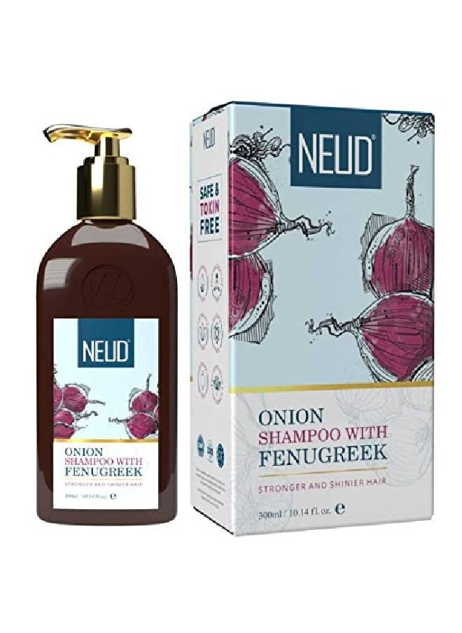 NEUD Onion Hair Shampoo with Fenugreek for Men & Women 1 Pack (300ml) - pzsku/Z1BFB7A0D28DDC85E5EFAZ/45/_/1662635668/5248b422-6d15-486f-a14e-e88aba517b12