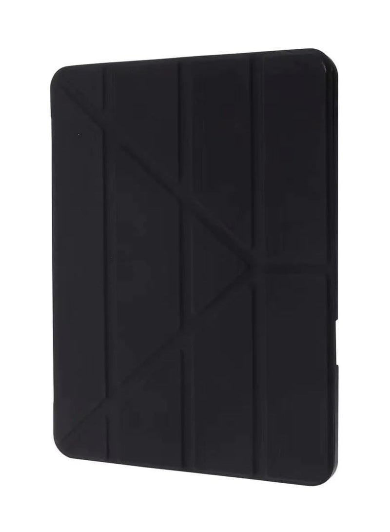 Case for iPad Pro 11 Inch Case M4 5th Generation 2024 with Pencil Holder, 5-in-1 Multiple Viewing Angles, Soft Clear Back Cover, Auto Wake/Sleep, (Black) - Image 2