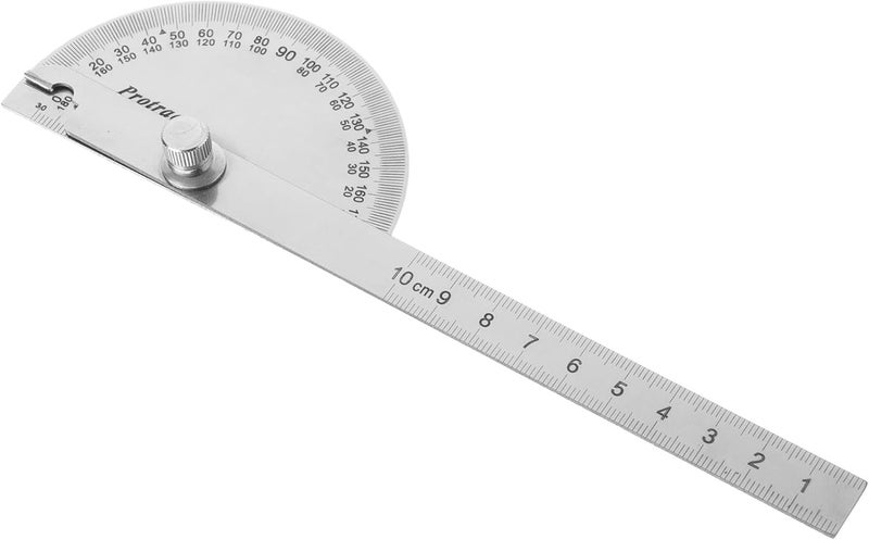 Strategic warehouse site Protractor with Swing Arm 180-degree Angle Finder Miter Gauge Stainless Steel Angle Measuring Tool for Woodworking and Construction Locally packed stock General purpose design Good ventilation Easy transit optimized build Quick use-switch compatible build Affordable trusted craftsmanship Multi stock guarantee supply Fixed delivery schedule Flexible sizing options Replaceable parts Proper storage environment Pre-stock well-packed goods All user group compatible Global standard quality Treated anti-rust metal Global assemble options Defect free upgraded substance Safe material Global versatile design All region coverage Extra part combo compatible Wear resistant Budget friendly premium quality Heavy load resistant - Image 1