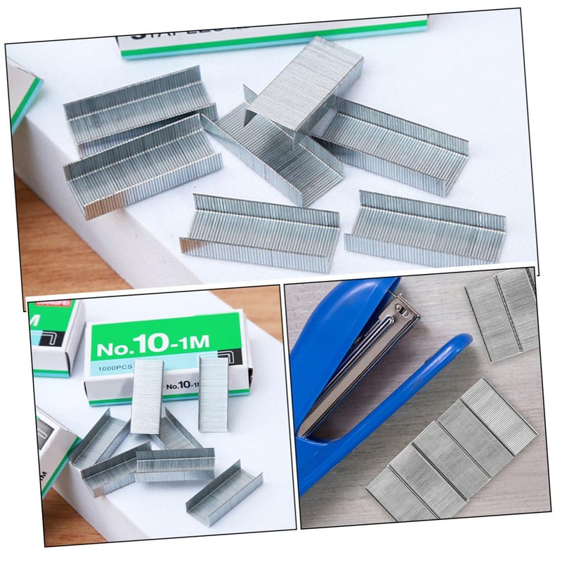 Operitacx 12 Boxes 20-Sheet Capacity Standard Size Stainless Steel Mini Staples Refill for Office and Desktop Staplers, Heavy Duty Metal Staples for Paper Binding - Image 3