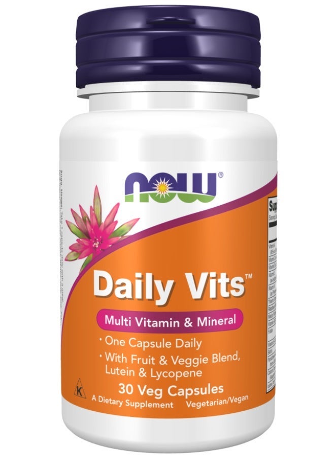 now Daily Vit 30 Veg Capsules - Image 2