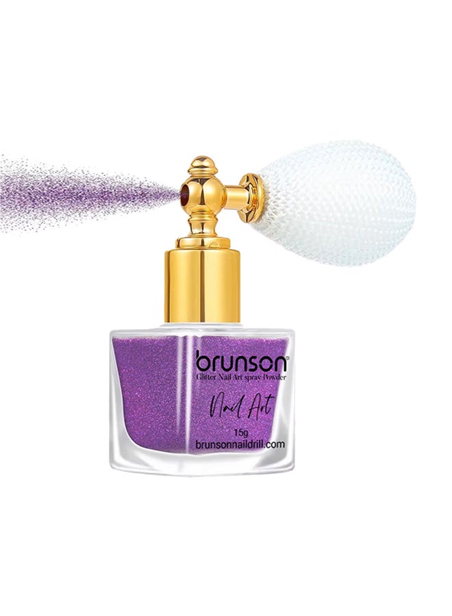 برونسون Highlighter Powder Spray 15g Nail Art Craft Design Cosmetic Grade Face Body Glitter Spray Shimmer High Gloss Diamond Highlight Glitter Magic Powder Makeup Sparkle Glitter Hairspray Accessories - Image 1