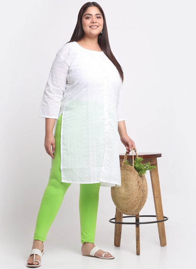 Trend Level Women Plus Size Mid-Rise Slim-Fit Ankle Length Leggings - Image 4