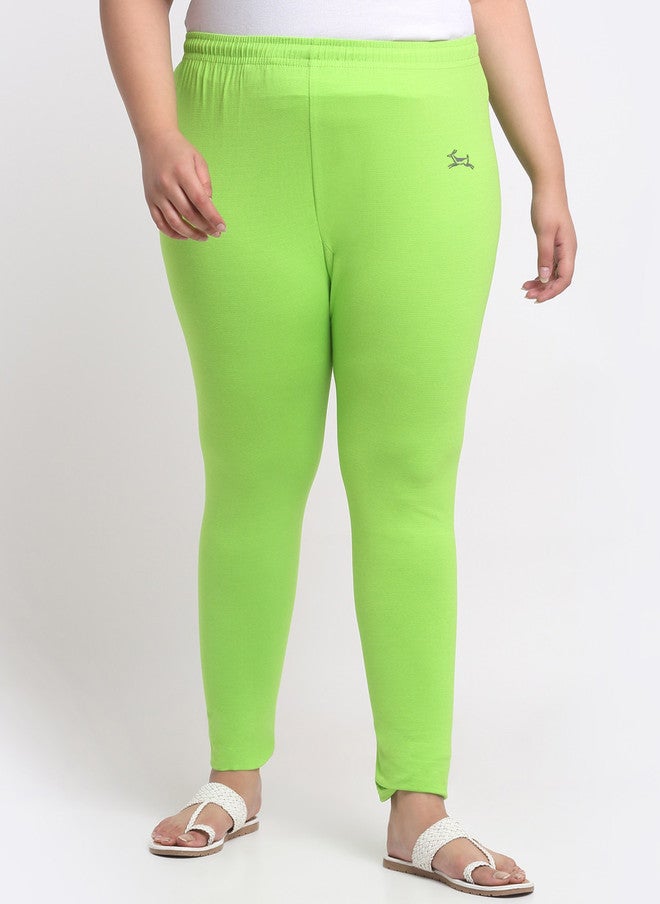 Trend Level Women Plus Size Mid-Rise Slim-Fit Ankle Length Leggings - Image 1