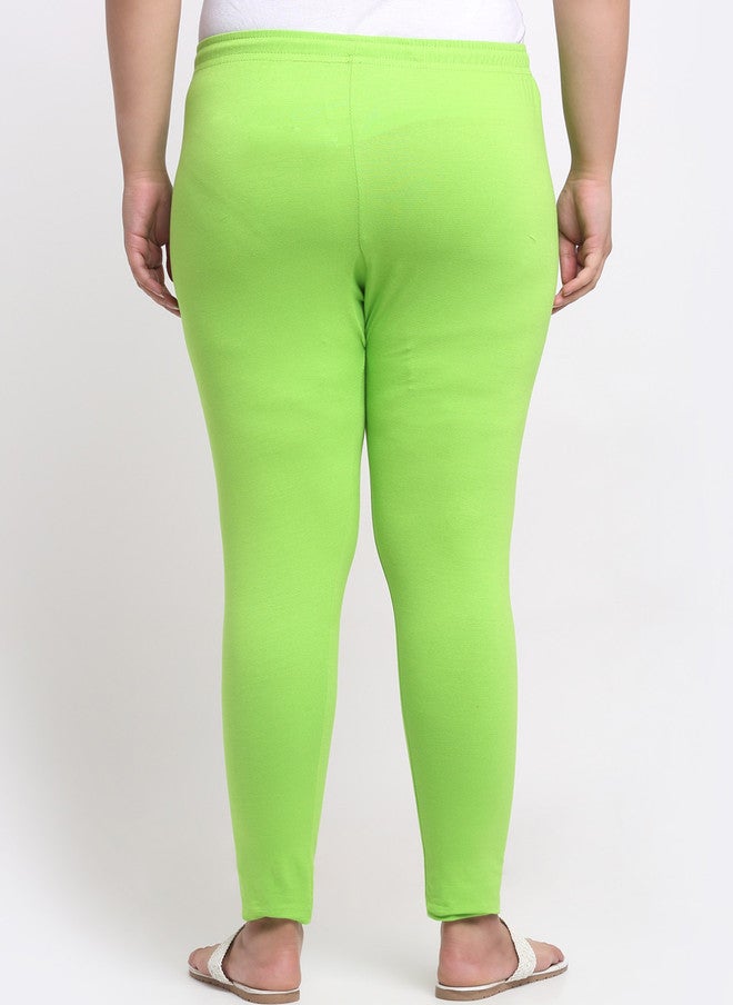 Trend Level Women Plus Size Mid-Rise Slim-Fit Ankle Length Leggings - Image 3
