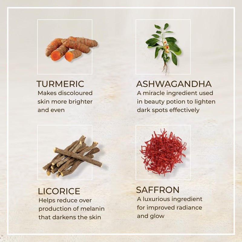 Auravedic Auravedic Saffron Face Oil For Glowing Skin 100 ml Pack of 2 Ashwagandha Turmeric Face Serum For Pigmentation And Dark Spot Serum For Women Glowing Skin Face Body Oil After Bath For Daily Use  - Image 4