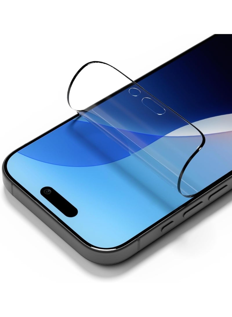 Muzz HD Clear Ceramic Screen Protector for iPhone 16 Plus Flexible Film Not A Glass Scratch-Resistant Advanced protection iPhone 16 Plus - Image 1