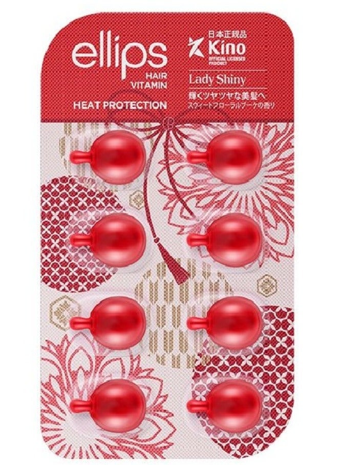 أليبس إليبس ليدي شاين، فيتامينات لحماية الشعر من الحرارة، 8 قطع - Image 1