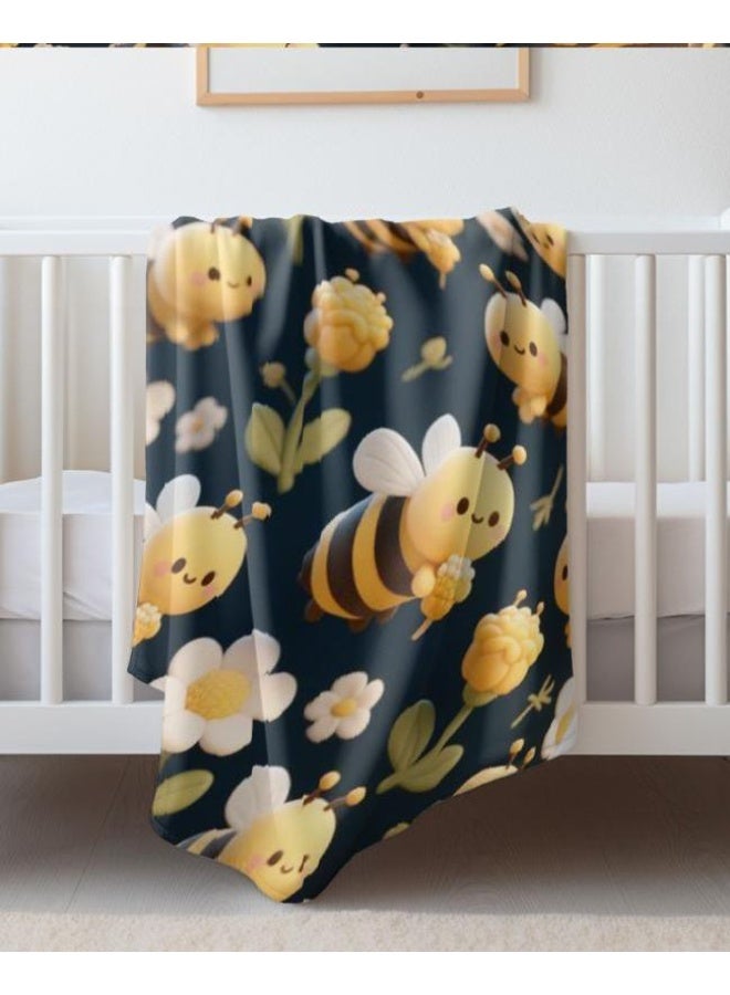 general Baby and children's cartoon flannel thin blanket (warm and comfortable, suitable for sleep, game use) 70cm*100cm - Image 5