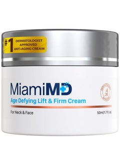 MiamiMD MiamiMD Age-Defying Lift & Firm Cream - Anti Aging and Skin Firming For All Types Paraben Free, Fragrance Free Cruelty Free BHA Free 50 ml (1.7oz)  - Image 1