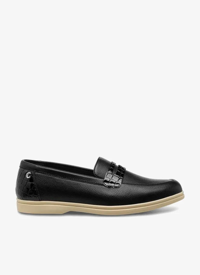 لو كونفورت Women Textured Loafers