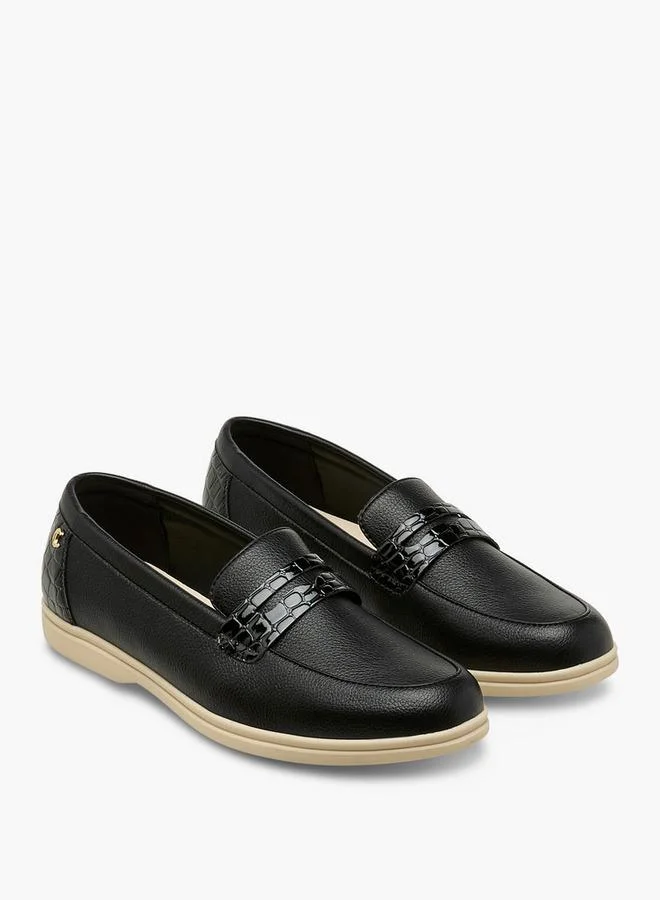لو كونفورت Women Textured Loafers
