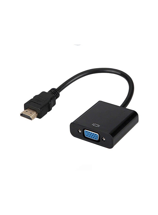 KUAZIVI HDMI to VGA Connects Adapter HDMI Male to VGA Female Adapter for Computer Projector HDTV Desktop Laptop PC Monitor - Image 1