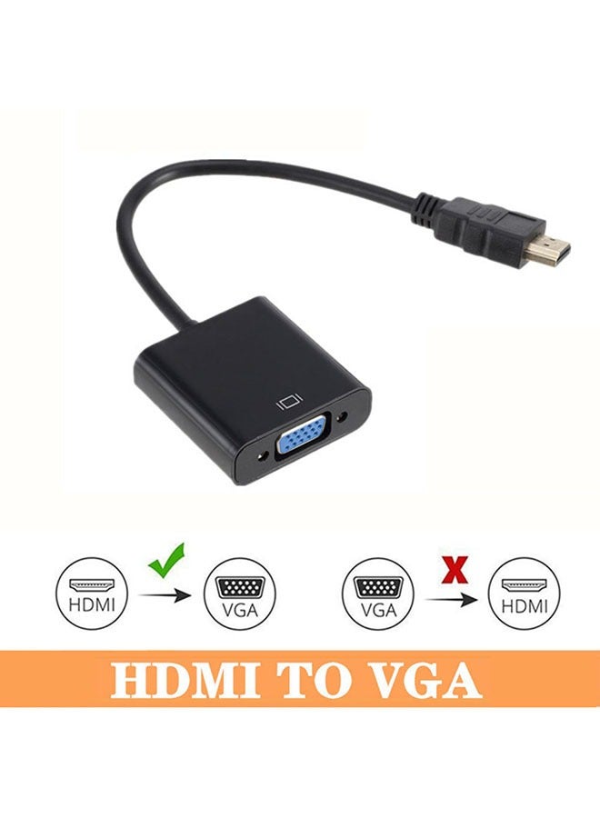 KUAZIVI HDMI to VGA Connects Adapter HDMI Male to VGA Female Adapter for Computer Projector HDTV Desktop Laptop PC Monitor - Image 2