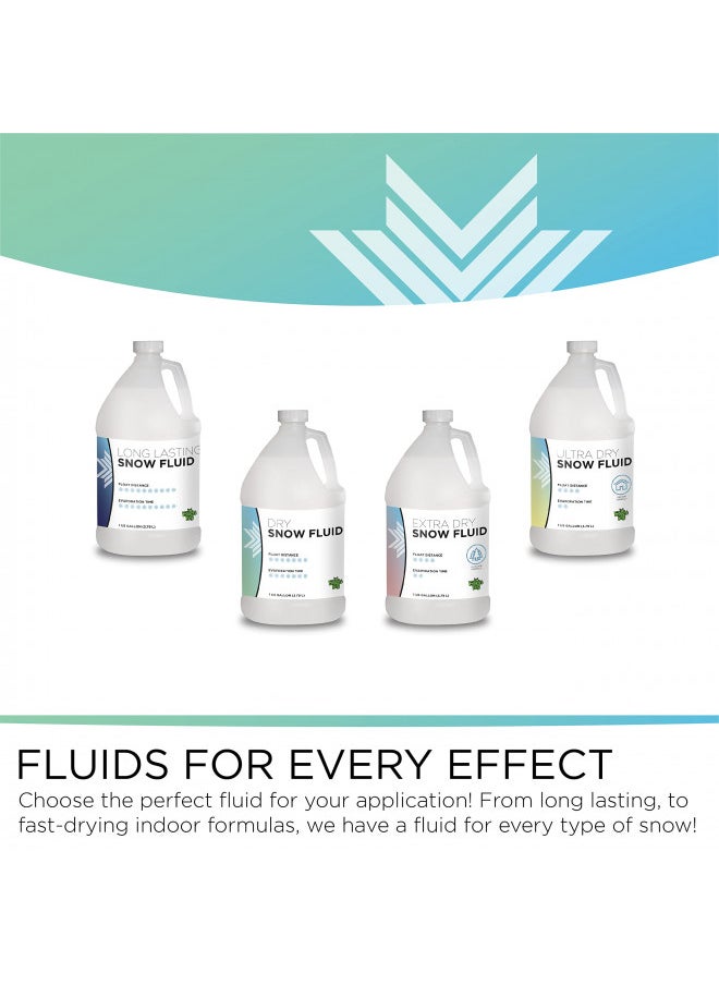 froggys fog Froggy's Flakes Snow Machine Fluid, Extra Dry Formula Snow Fluid with 30 Feet Float/Drop, 1 Gallon  - Image 2