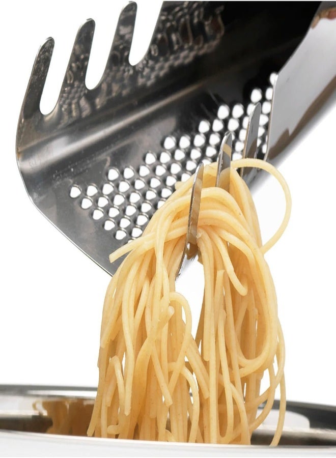 AKDC Sagaform Stainless Steel Multifunction Pasta Server, 10.25" X 2.75" X 1.75", Silver - Image 3