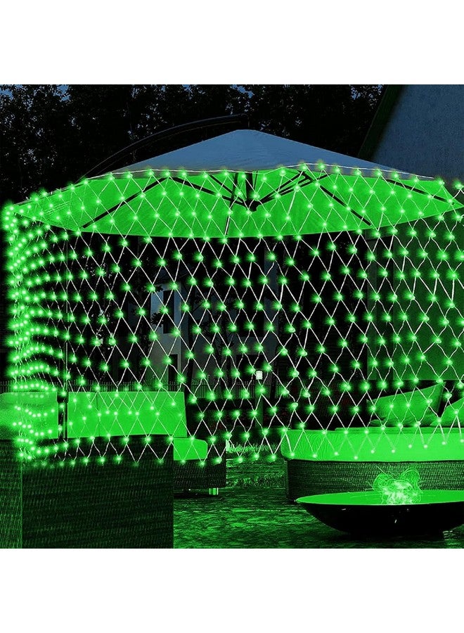 MIRADH Led Net Mesh String Lights - Diwali Lights for Decoration for Home Diwali Lights for Home Decoration led Lights ganpati Decoration Items for Home 9.8ft x 6.6ft 192 LEDs (8 Mode Green) - Image 1