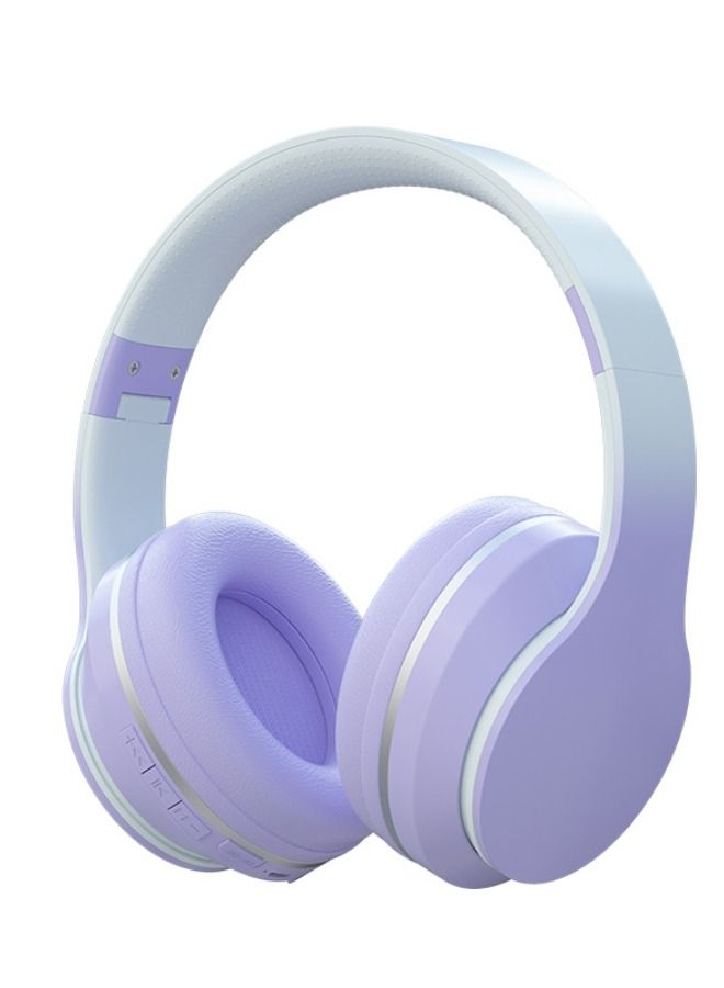M MIAOYAN Over-Ear Headphone Foldable Kids Headset Purple