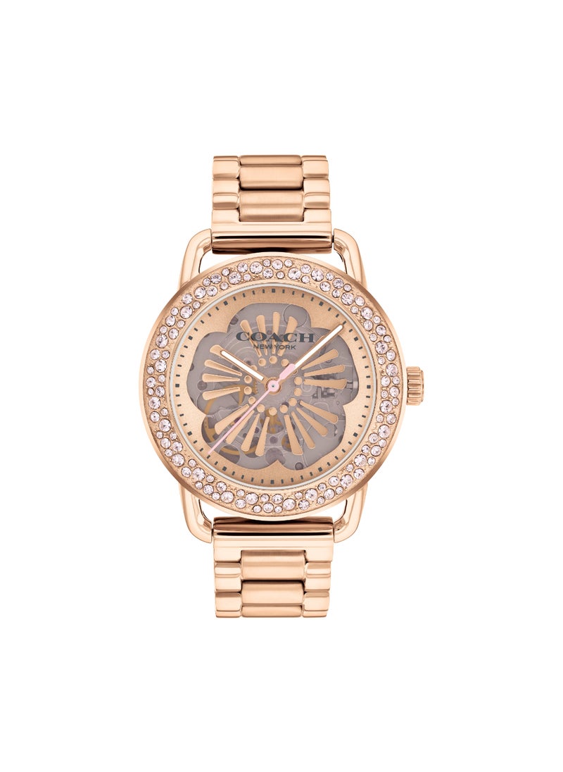 COACH COACH WATCHES ROUND ANALOG WOMEN'S CARNATION GOLD CASE WATCH - 14504367  - Image 2