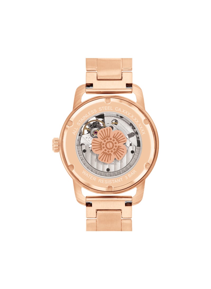 COACH COACH WATCHES ROUND ANALOG WOMEN'S CARNATION GOLD CASE WATCH - 14504367  - Image 3