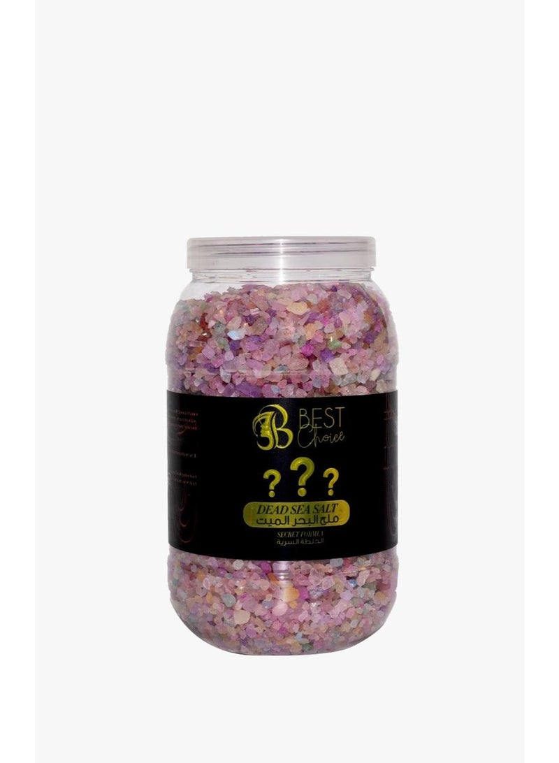 Best Choice Dead Sea Salt Premium Natural Bath Salt 5Kg Jar for Skin Body Hair Care and Relaxation - Secret Formula - Image 1