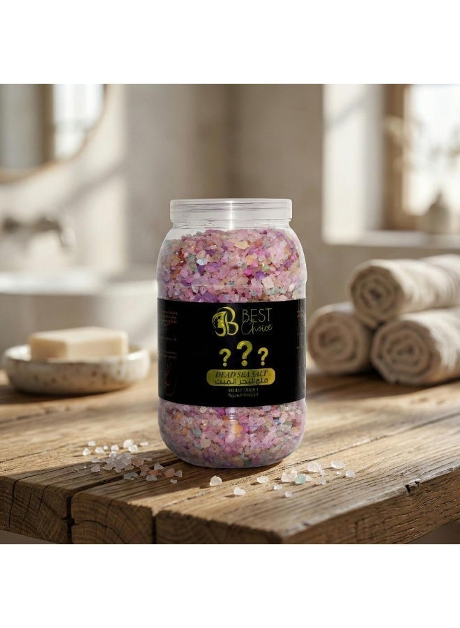Best Choice Dead Sea Salt Premium Natural Bath Salt 5Kg Jar for Skin Body Hair Care and Relaxation - Secret Formula - Image 2
